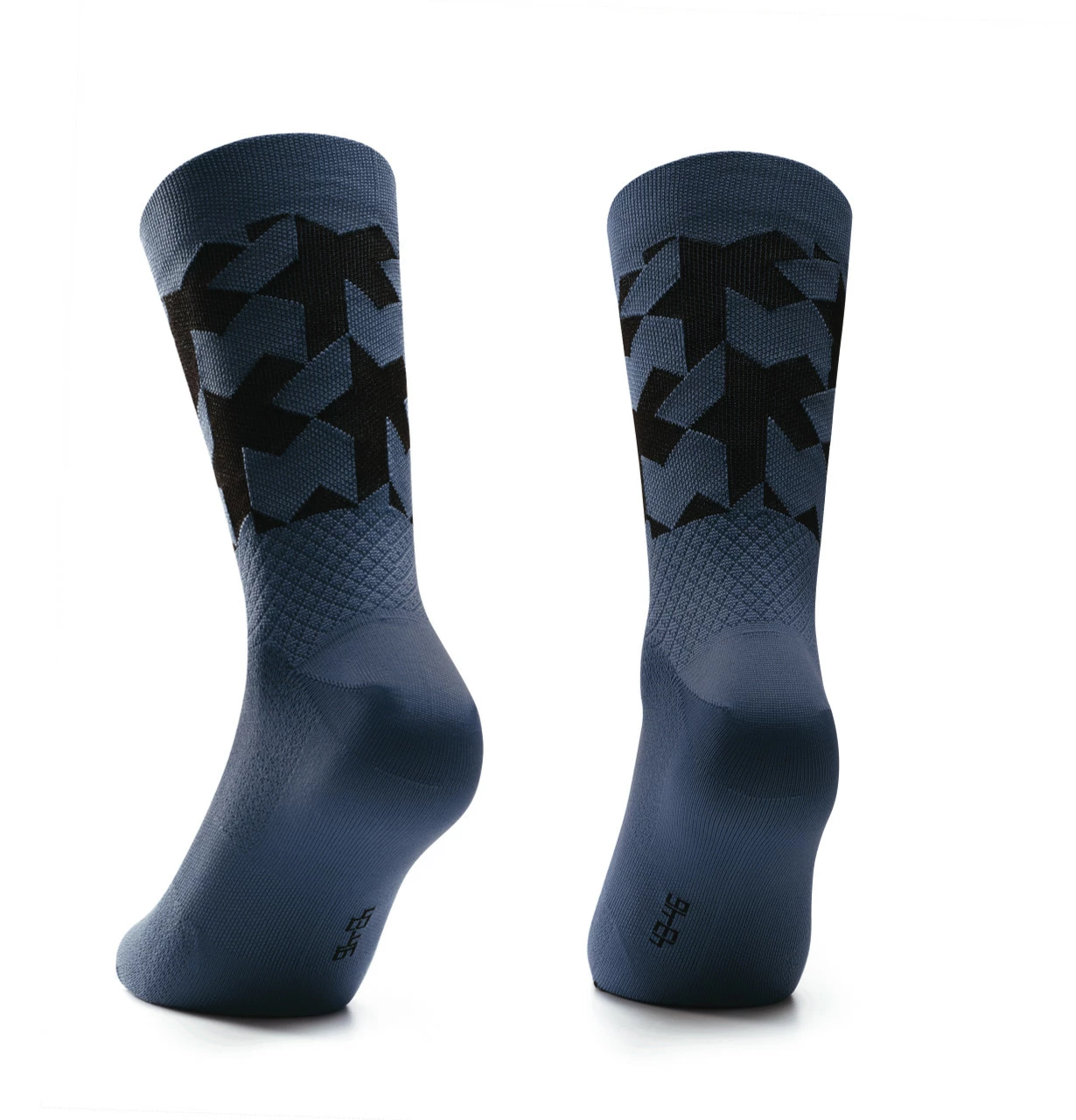 Assos - Monogram Socks EVO - Unisex - Stone Blue - 2023 2 Assos - Monogram Socks EVO - Unisex - Stone Blue - 2023 - Image 2
