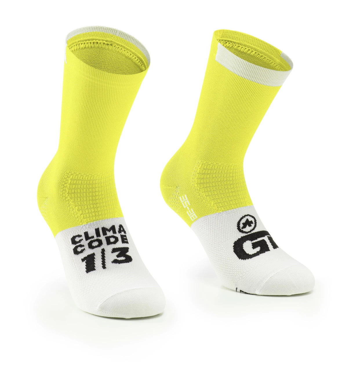 Assos - GT Socks C2 - Unisex - Optic Yellow - 2023 1 Assos - GT Socks C2 - Unisex - Optic Yellow - 2023
