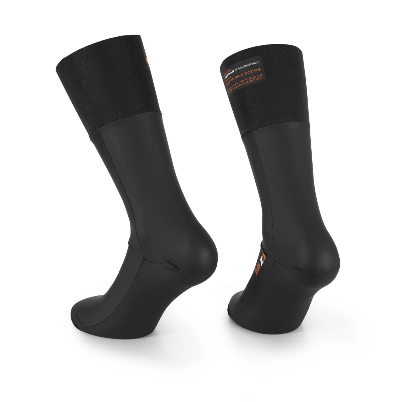 Assos - RSR Thermo Rain Socks - Unisex - Black Series - 2023 2 Assos - RSR Thermo Rain Socks - Unisex - Black Series - 2023 - Image 2
