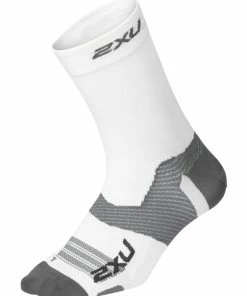 2XU - Vectr Cushion Crew Socks - 2023 7 2XU - Vectr Cushion Crew Socks - 2023 -Assos Sales Store UA5051e WHT GRY 01 15685.1632926337