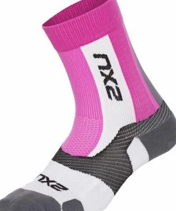 2XU - VECTR Light Cushion Crew Socks - Unisex - Ultra/Turbulence - AW20