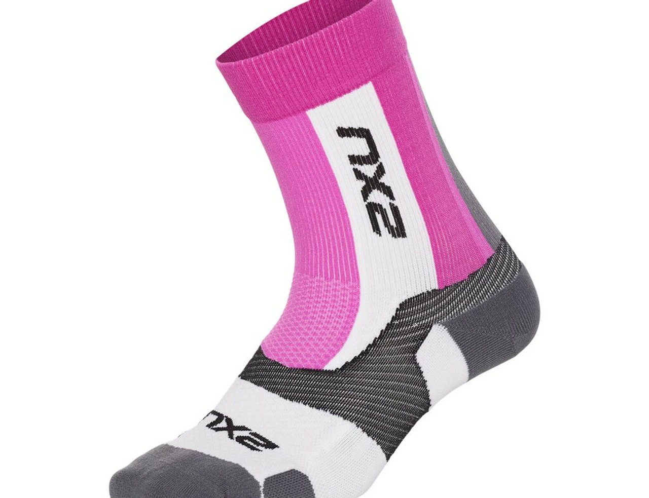 2XU - VECTR Light Cushion Crew Socks - Unisex - Ultra/Turbulence - AW20 1 2XU - VECTR Light Cushion Crew Socks - Unisex - Ultra/Turbulence - AW20
