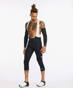 2XU - Aero Cycle Knee Warmers - Unisex - Black/White - 2023 -Assos Sales Store UC6657b BLK WHT 13 79092.1645199613