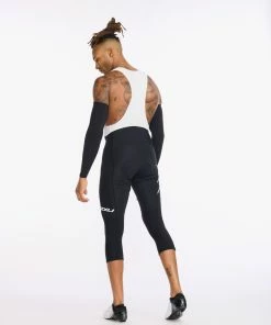 2XU - Aero Cycle Knee Warmers - Unisex - Black/White - 2023 -Assos Sales Store UC6657b BLK WHT 16 70557.1645199613