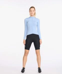 2XU - Aero Cycle Long Sleeve Jersey - Women's - Forever/White Reflective
