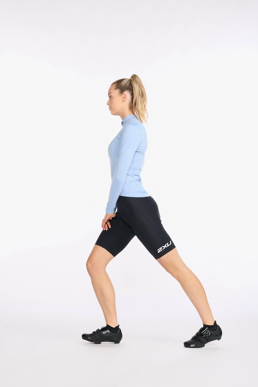 2XU - Aero Cycle Long Sleeve Jersey - Women's - Forever/White Reflective 7 2XU - Aero Cycle Long Sleeve Jersey - Women's - Forever/White Reflective - Image 7