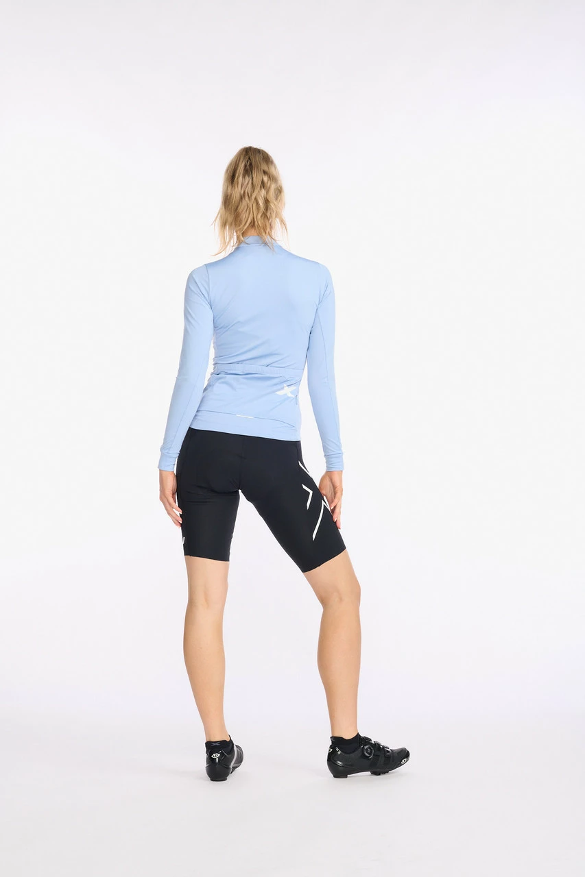 2XU - Aero Cycle Long Sleeve Jersey - Women's - Forever/White Reflective 18 2XU - Aero Cycle Long Sleeve Jersey - Women's - Forever/White Reflective - Image 18