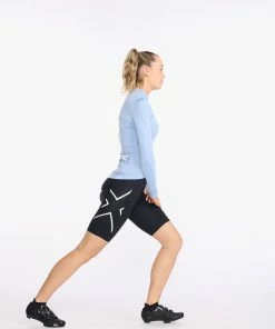 2XU - Aero Cycle Long Sleeve Jersey - Women's - Forever/White Reflective 34 2XU - Aero Cycle Long Sleeve Jersey - Women's - Forever/White Reflective -Assos Sales Store WC6652a FVR WRF 13 85745.1645199973