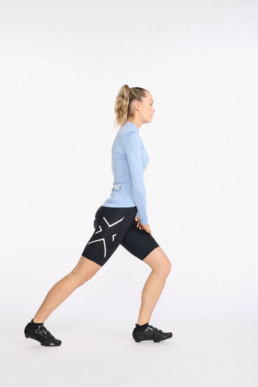 2XU - Aero Cycle Long Sleeve Jersey - Women's - Forever/White Reflective 11 2XU - Aero Cycle Long Sleeve Jersey - Women's - Forever/White Reflective - Image 11