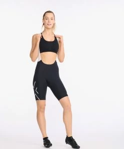 2XU - Aero Cycle Bib Shorts - Women's - Black/White Reflective - 2023 36 2XU - Aero Cycle Bib Shorts - Women's - Black/White Reflective - 2023 -Assos Sales Store WC6655b BLK WRF 11 03232.1645199903