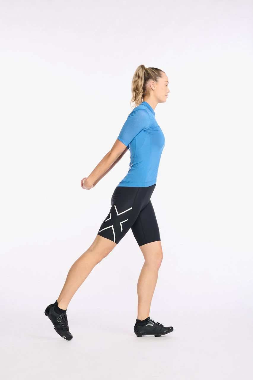 2XU - Aero Cycle Bib Shorts - Women's - Black/White Reflective - 2023 24 2XU - Aero Cycle Bib Shorts - Women's - Black/White Reflective - 2023 - Image 24