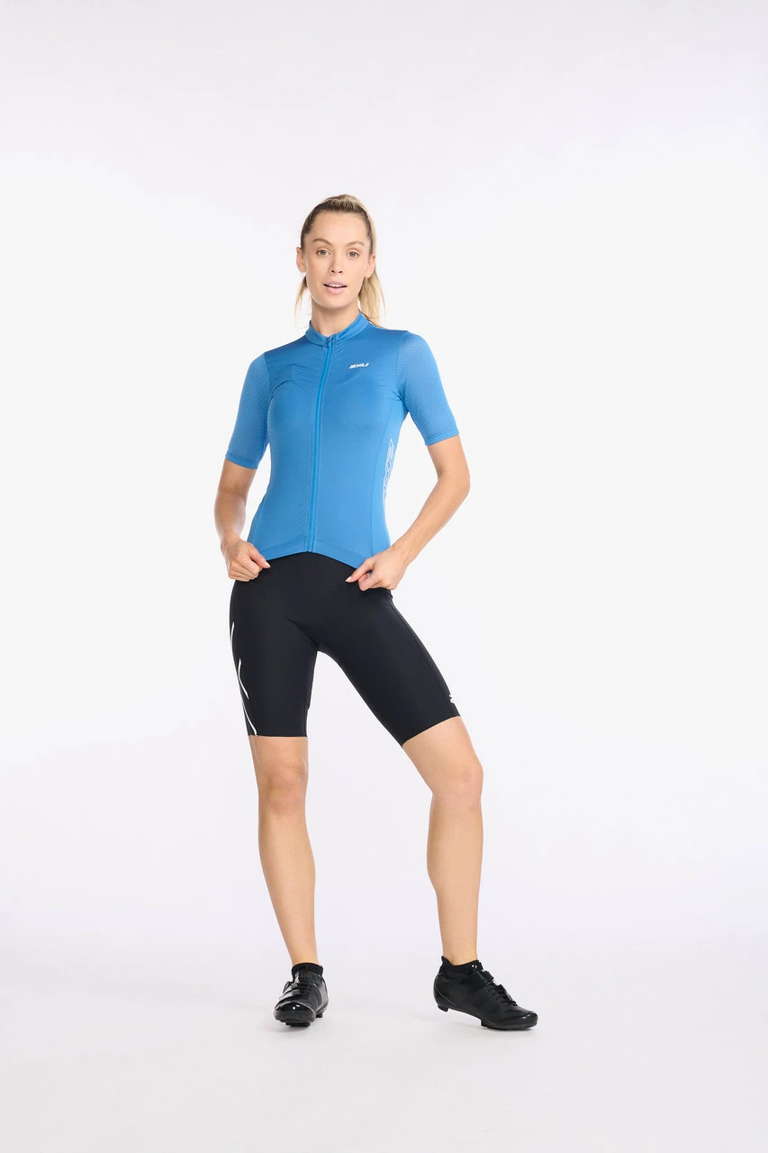 2XU - Aero Cycle Bib Shorts - Women's - Black/White Reflective - 2023 28 2XU - Aero Cycle Bib Shorts - Women's - Black/White Reflective - 2023 - Image 28