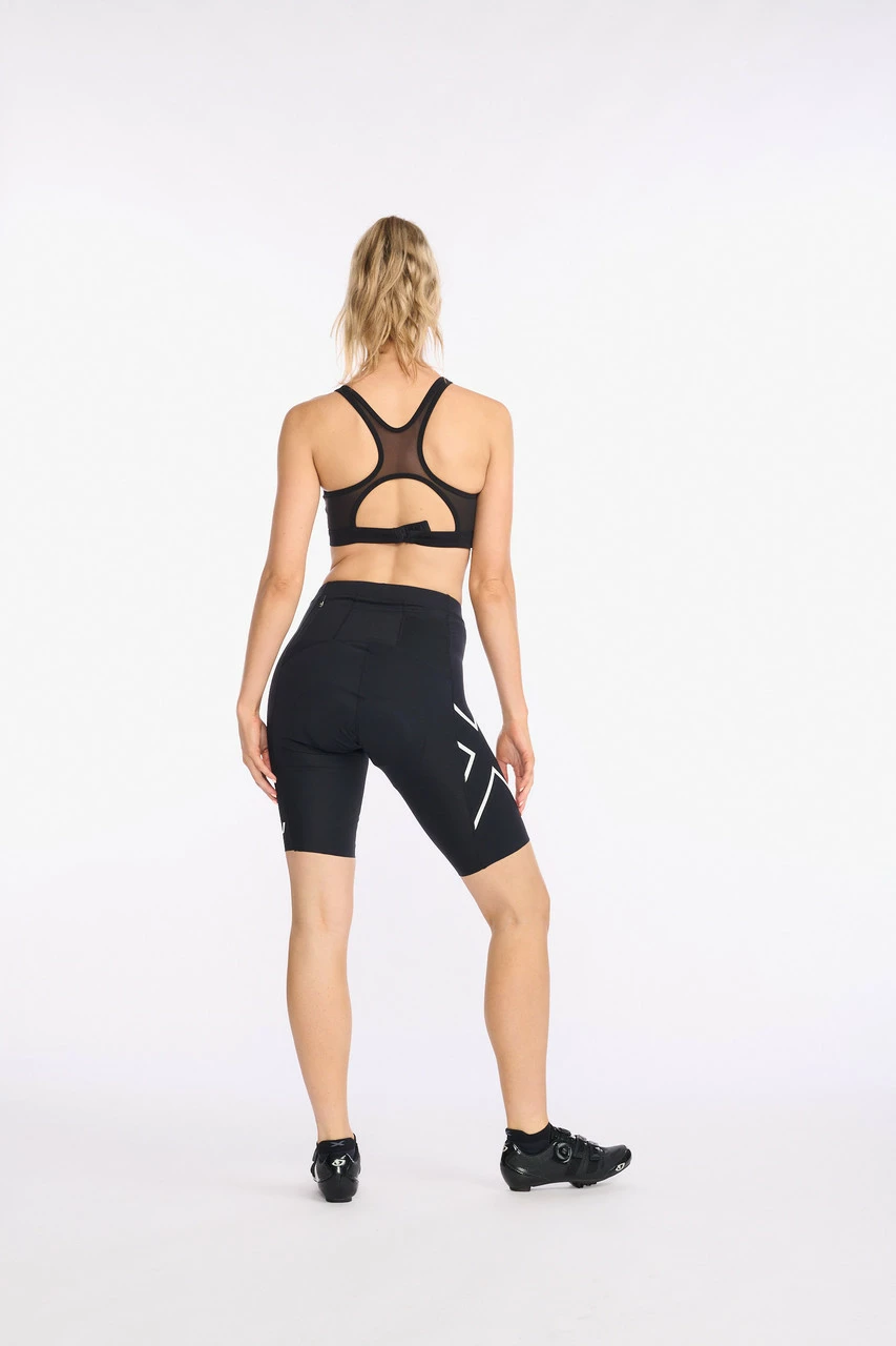 2XU - Aero Cycle Shorts - Women's - Black/White Reflective - 2023 4 2XU - Aero Cycle Shorts - Women's - Black/White Reflective - 2023 - Image 4