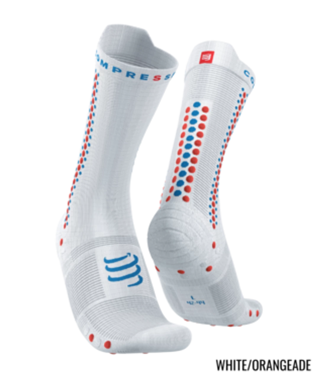 Compressport - Pro Racing Socks V4.0 Bike - Unisex - White/Alloy 1 Compressport - Pro Racing Socks V4.0 Bike - Unisex - White/Alloy