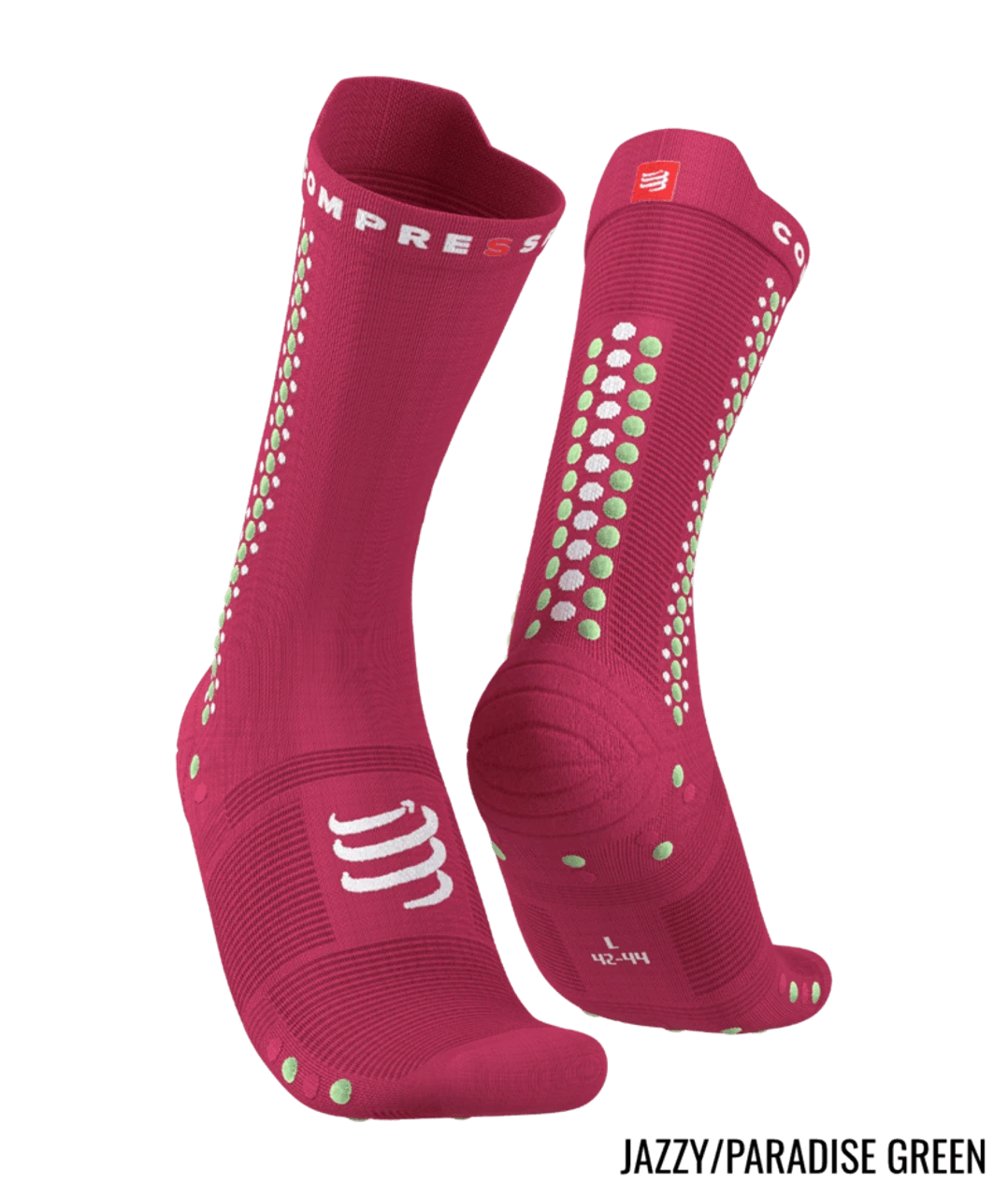 Compressport - Pro Racing Socks V4.0 Bike - Unisex - Fluo Blue/Primerose 2 Compressport - Pro Racing Socks V4.0 Bike - Unisex - Fluo Blue/Primerose - Image 2