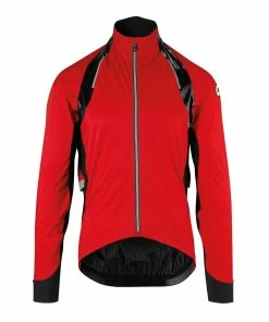 Assos - RS Sturm Prinz EVO Unisex Cycling Rain Jacket - National Red