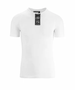 Assos - Skinfoil Short-Sleeved Unisex Summer Base Layer - Holy White -Assos Sales Store skinfoil ss summer baselayer Holy White 1 M 14621.1582882343
