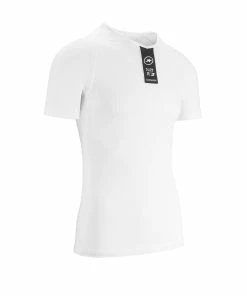 Assos - Skinfoil Short-Sleeved Unisex Summer Base Layer - Holy White -Assos Sales Store skinfoil ss summer baselayer Holy White 2 M 81163.1582882326