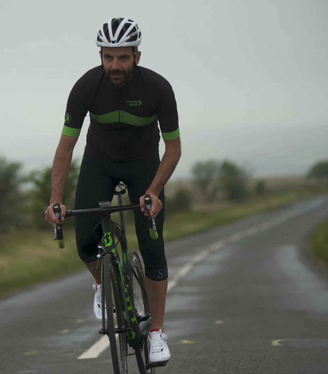 Stolen Goat - Orkaan 3/4 Bib Tights - Mens - Black 2 Stolen Goat - Orkaan 3/4 Bib Tights - Mens - Black - Image 2