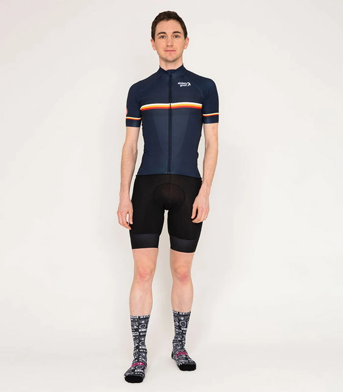 Stolen Goat - Bodyline Short Sleeve Jersey - Men's - Neat Navy 3 Stolen Goat - Bodyline Short Sleeve Jersey - Men's - Neat Navy - Image 3