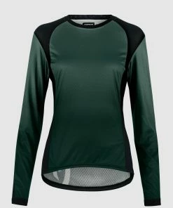 Assos - TRAIL Women's Long Sleeve Jersey - Women's - Schwarzwald Green - 2023